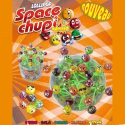 Sucettes Space chupi Emoticones par 150