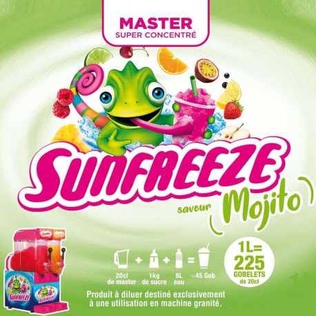 Master SunFreeze Mojito 1L ultraconcentré pour Granité / Granita