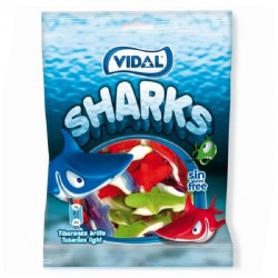 Sachet 100g Sharks Requins lisses Vidal en stock