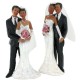 Statuette Vive les Mariés H. 12,7cm