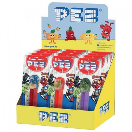 Pez figurine Marvel + 1 recharge
