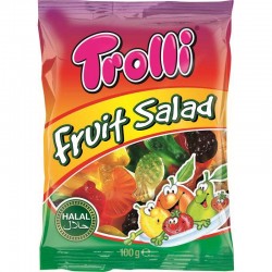 Sachet 100g Fruit Salad Halal Trolli