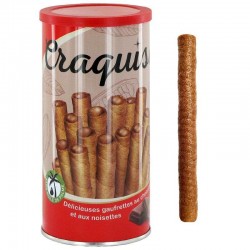 Cigarettes Craquise chocolat noisettes 135g