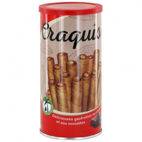 Cigarettes Craquise chocolat noisettes 135g