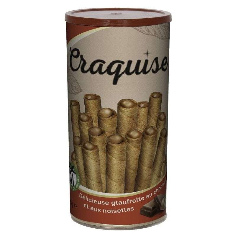 Cigarettes Craquise chocolat noisettes 135g