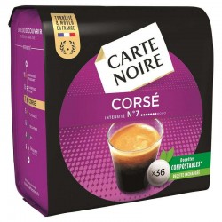 ~Dosettes Carte Noire corsé n°7 (36 dosettes) en stock