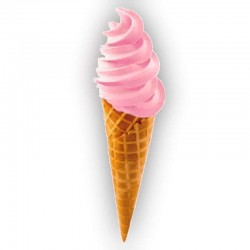 Préparation pour Glace à l'italienne parfum fraise 1kg