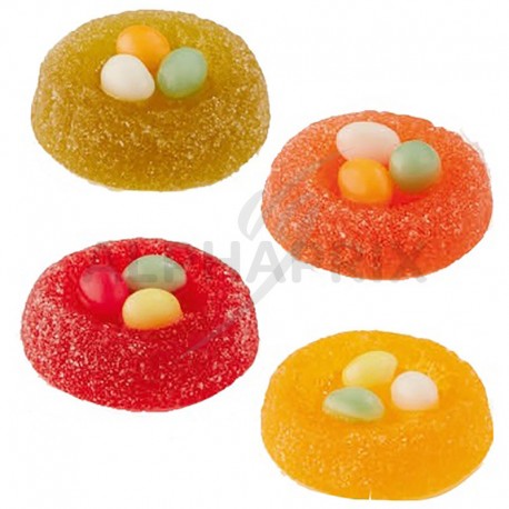 ~Nids d' Oiseau en Pâte de Fruits 15g vrac kg
