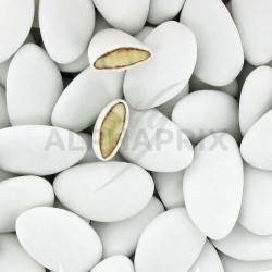 Dragées Avola Dauphine Sublime BLANC mat - 1kg