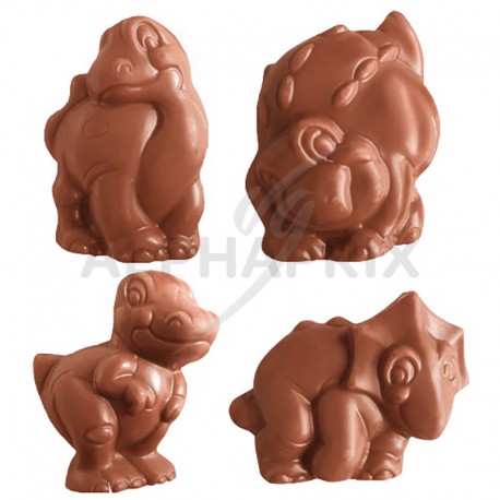 Boîte Choco Dino's 100g chocolat lait Hamlet