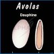 Avola Dauphine brillant TURQUOISE - 500g