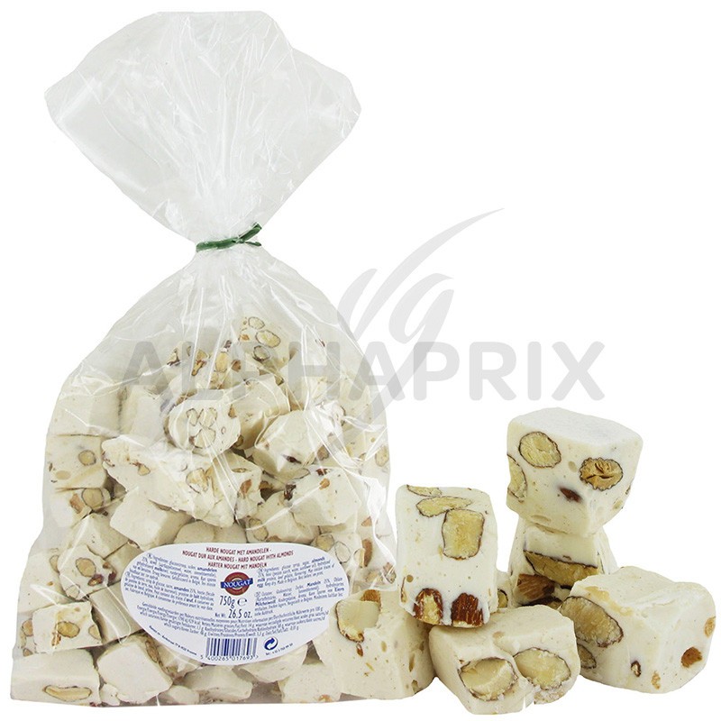 Nougats tendres 15% amandes - sachet de 200g