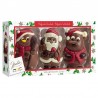 Coffret figurines Noël en boîte de 3 ass. 165g