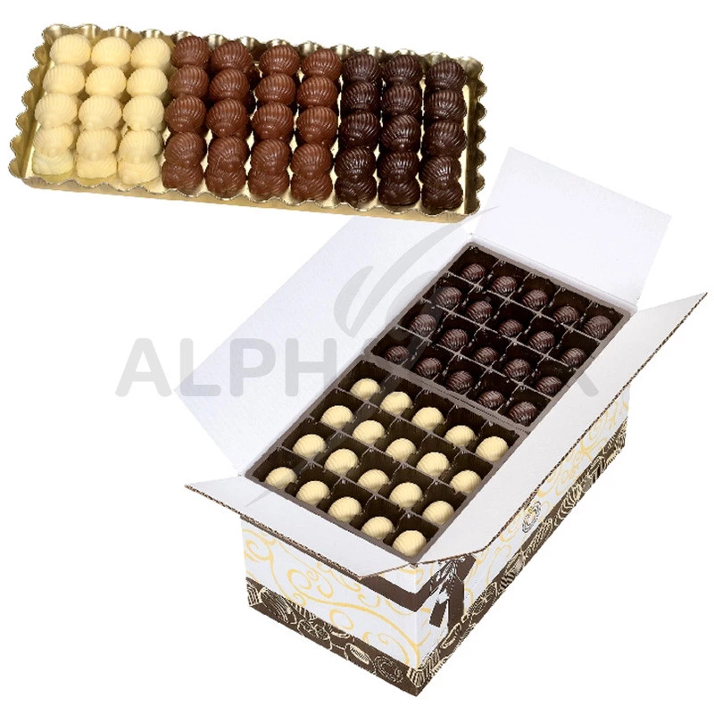 Gros Escargot chocolat blanc fourré praliné - Chocogil – boutique de  chocolats en ligne