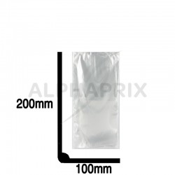 Sachets plats neutres 100x200mm - par 100