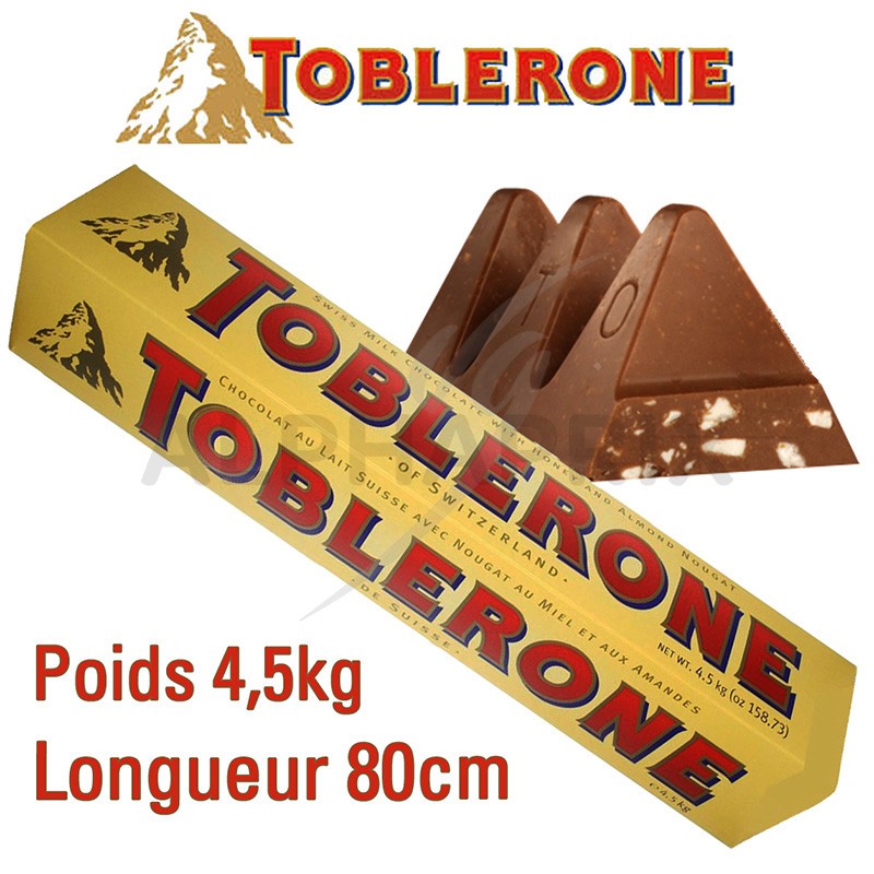 Toblerone au chocolat au lait - barre de 360g