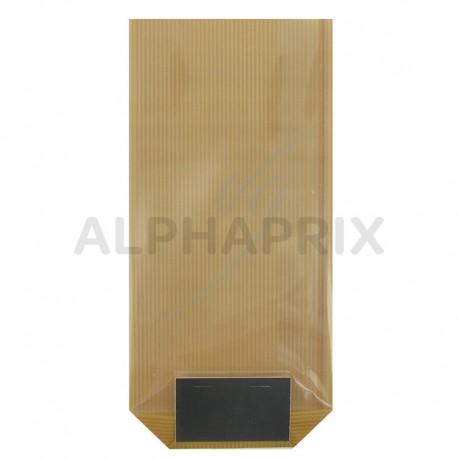 Sac fond carton kraft écru 120x260mm par 100