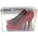 Coffret de 1 Escarpin Rouge chocolat noir décoré 110g