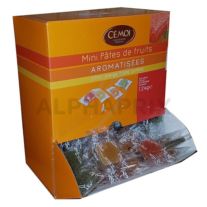 Papillotes pâte de fruits - Lot de 10