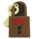 Cadenas et sa clef en chocolat décoré 80g