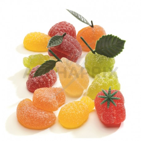 Pâtes de fruits extra en forme de fruits - boîte de 1kg