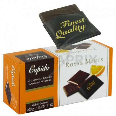 Plaquettes chocolat noir à la crème d'orange - 200g