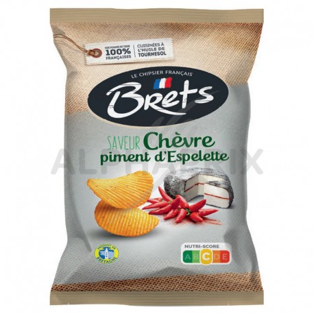 Chips Brets Chèvre piment d'Espelette 125g