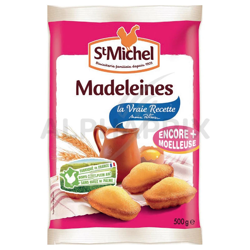 Madeleines aux oeufs frais 500g St Michel