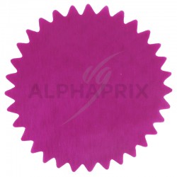 Tulles dentelés Cristal FUCHSIA par 50