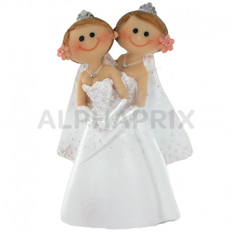 Femmes en couple PM H. 10cm