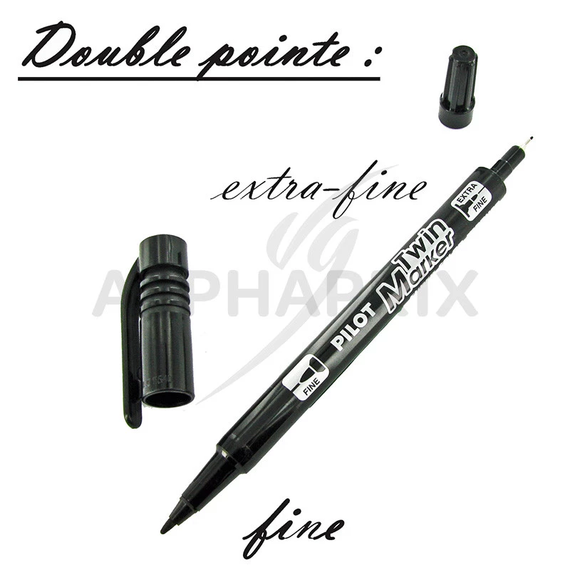 Pilot Super Color - Marqueur permanent - pointe extra fine - blanc