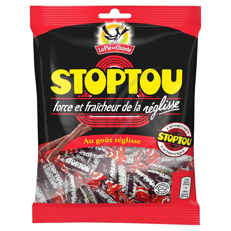 Stoptou réglisse sachet 165g La Pie qui Chante