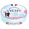 ~Vichy boîte métal rose litchi 40g