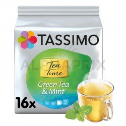 Tassimo Tea Time thé vert à la menthe (16 t-discs) en stock