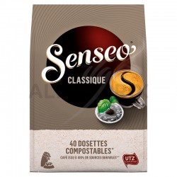 Senseo classique 40 dosettes 277g en stock