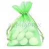Pochons en organdi VERT par 10