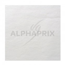 Nappe en intissé pliée 1,5 x 3 mètres BLANC