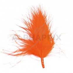 Plumes 7CM sachet de 20 ORANGE