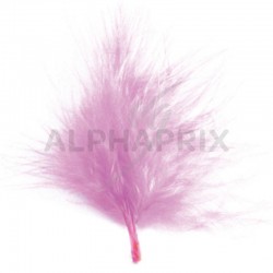 Plumes 7CM - sachet de 20 ROSE