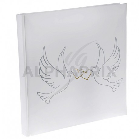 Livre d'or Colombes BLANC