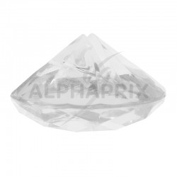 Marque-places Diamant transparent Diamant par 4