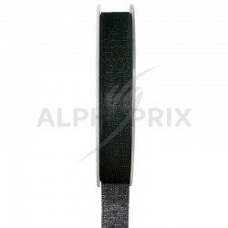 Ruban en organdi 7mm NOIR