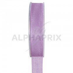 Ruban en organdi 15mm LAVANDE (parme)