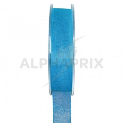 Ruban en organdi 15mm TURQUOISE