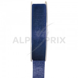 Ruban en organdi 15mm BLEU MARINE