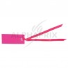 Marque-places rectangle et ruban FUCHSIA par 12