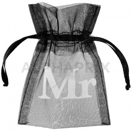 Pochons en organdi monsieur par 10