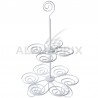 Présentoir spirale blanc