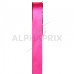 Ruban satin 15mm - rouleau de 25m FUSCHIA