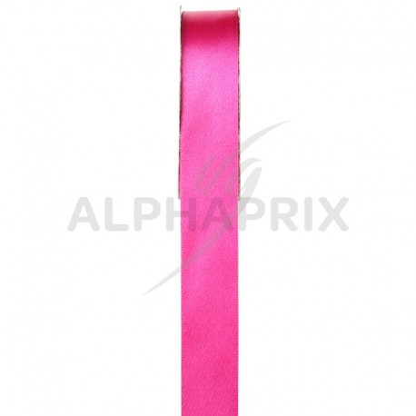 Ruban satin 15mm - rouleau de 25m FUSCHIA